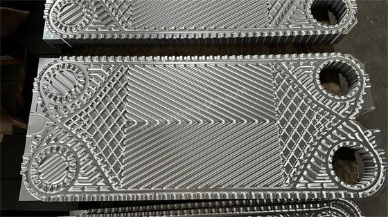 Piastre per scambiatori di calore tranter personalizzate con spessore di 0,5 mm e 0,6 mm