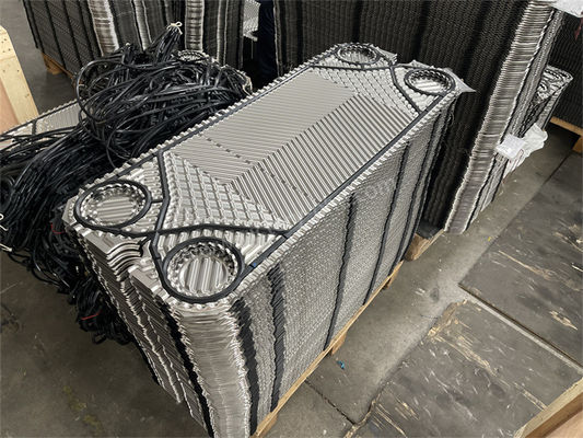 Piastra per scambiatori di calore di nickel Sondex larghezza 500 mm Piastra per trasferimento di calore
