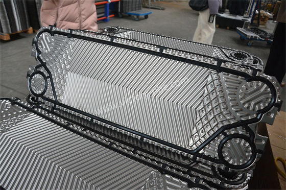 Piastre di trasferimento di calore  Hastelloy Alloy Chevron Plate Pattern