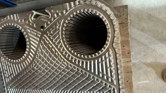 Placca di scambiatore di calore Hastelloy GEA spessore 0,5 mm / 0,6 mm Dimensione