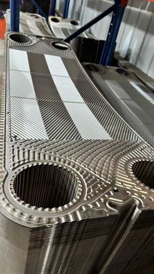 Piastre di scambiatori di calore a 5 mm con modelli di corrugatura personalizzati