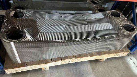 Scambiatore di calore in acciaio inossidabile di tipo industriale 304 / 316L