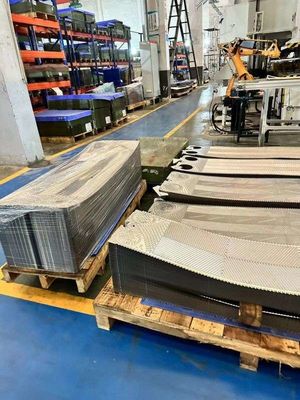 0.4 mm Accessione scambiatore di calore Placca di rivestimento in polvere manutenzione regolare