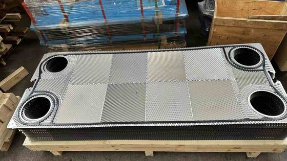 Piastra di accesso e guarnizione per l'efficienza del trasferimento di calore degli scambiatori di calore