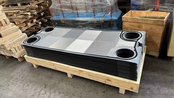 Piastra di accesso e guarnizione per l'efficienza del trasferimento di calore degli scambiatori di calore