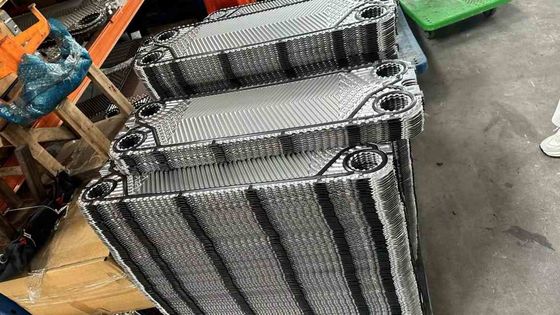 Scambiatore di calore di piastra di rame compatto e pulito con diametro di DN50-DN500