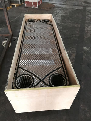 200V/380V Placca per scambiatori di calore a guarnizione a fianco silenziosa e pulita NBR EPDM Viton per trasferimento di calore superiore