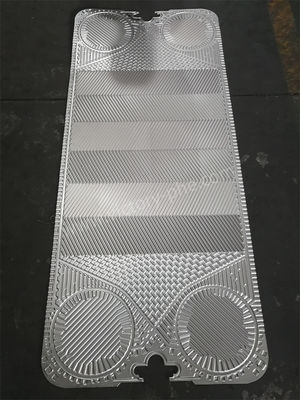 800 mm Placca per scambiatori di calore SUS304 316L fino a 200.C Max Temp NBR Gasket